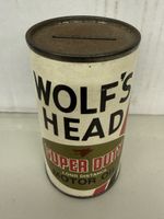Ancienne tirelire originale Wolf’s Head USA 🇺🇸