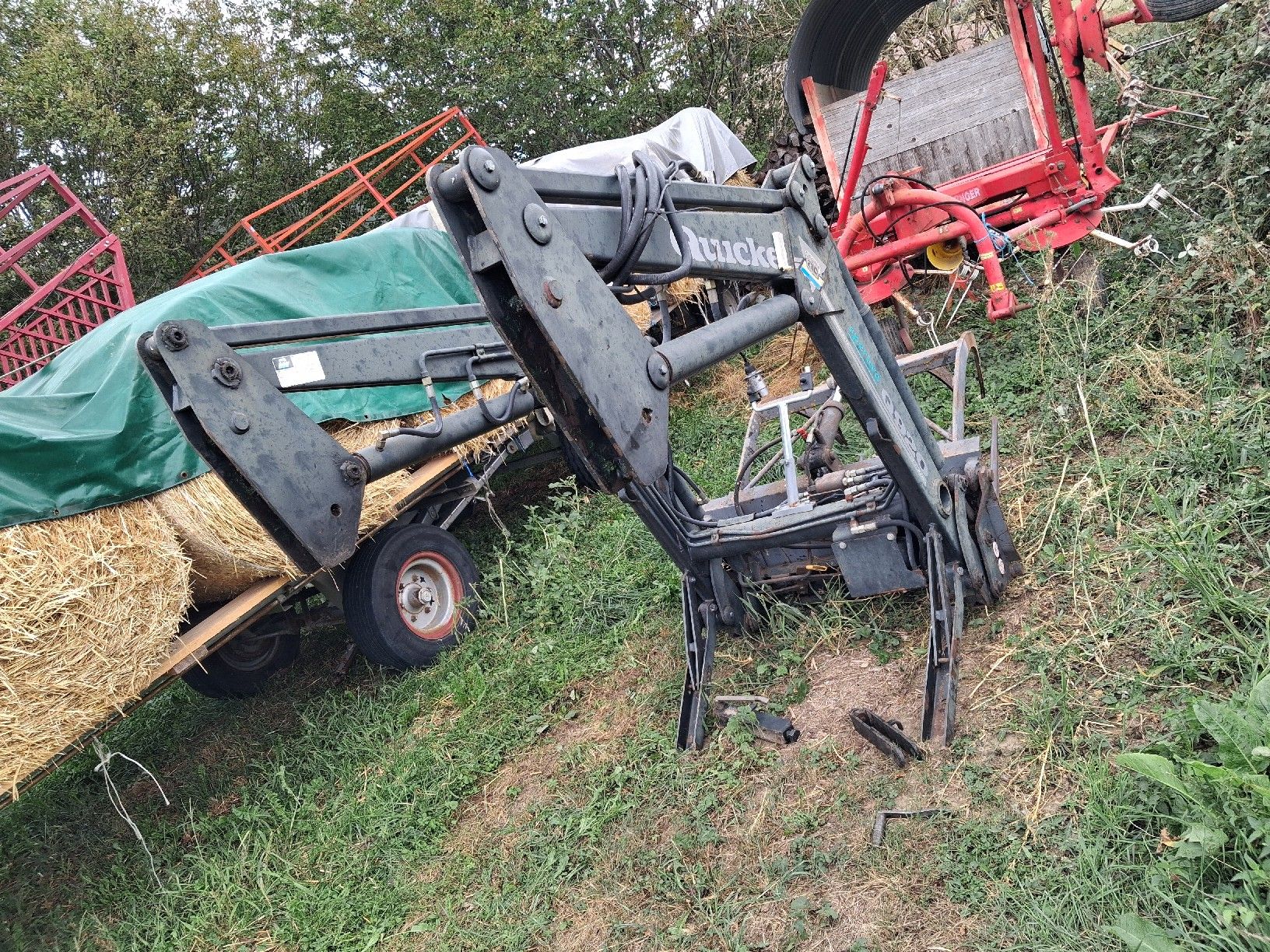 Hürlimann Trattori: Hürlimann Same Frontlader Quicke Q920 – Usato da sünikon venduto da SDF9898 1