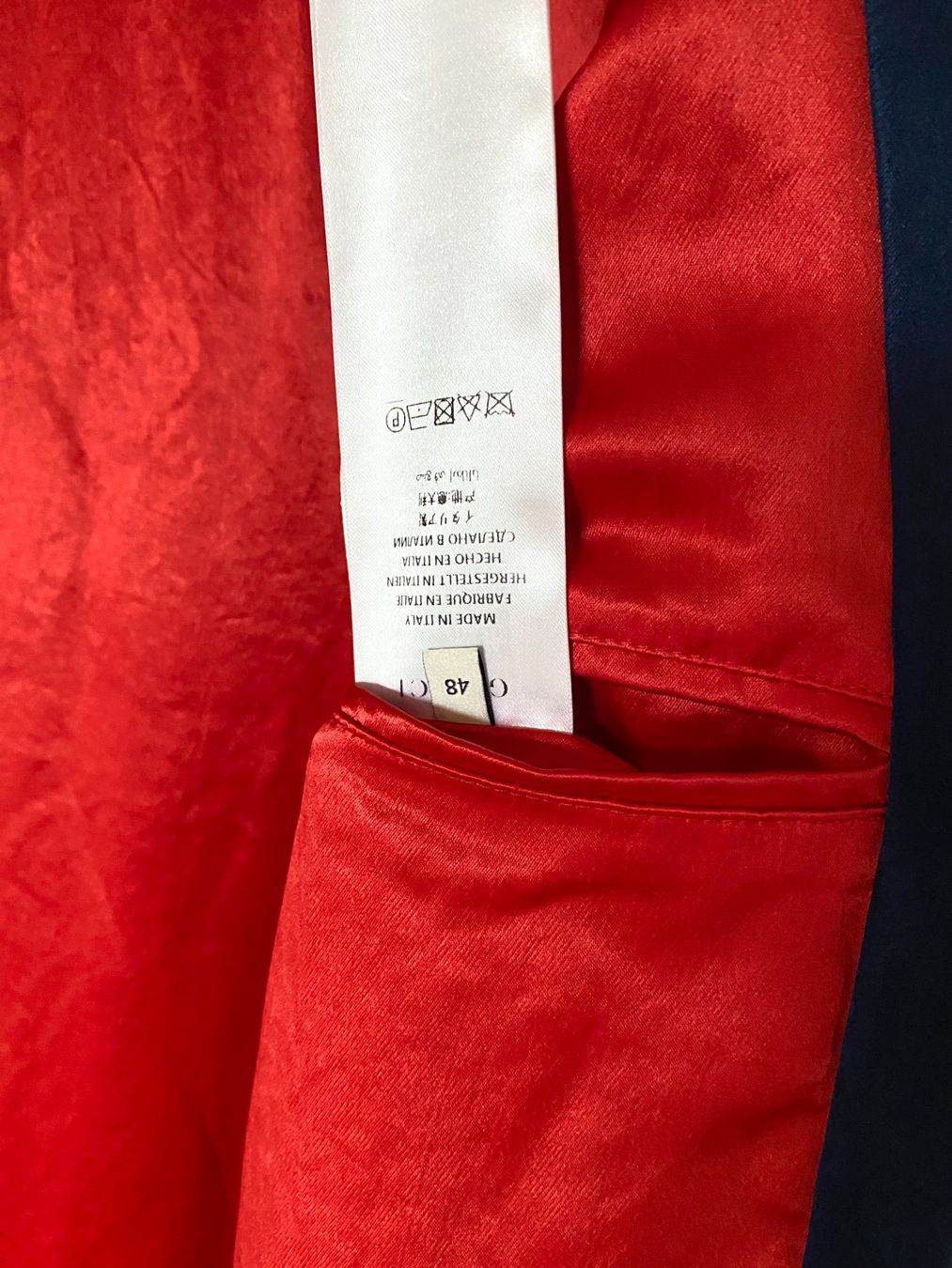 Gucci Giacche: GUCC GG Seide VARSITY Polyester Oversize JACKET L ORIGINAL – Usato da Kreuzlingen venduto da Selliton 9