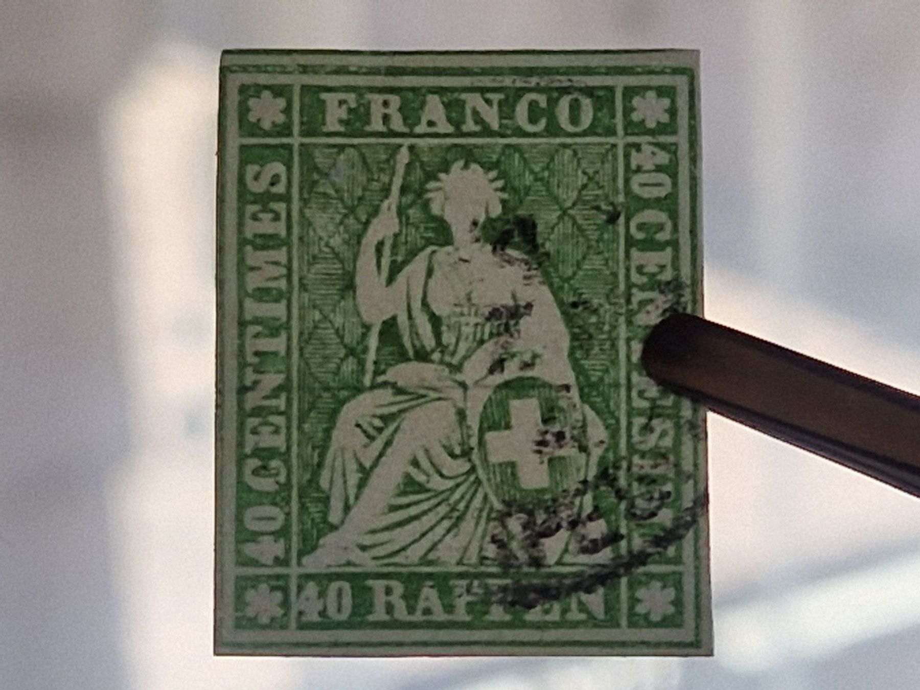 Tutti i francobolli: Strubel 26G, signiert, ab 1.- – Usato da Burgdorf venduto da Glossy01 4