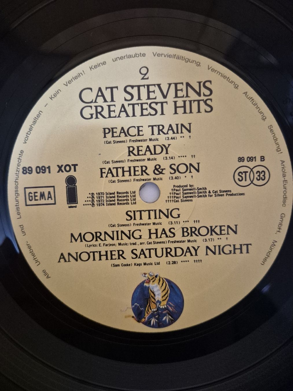 Vinyles: Schallplatte Cat Stevens Greatest Hits LP mit Poster – D'occasion à Rotkreuz par felixbucher01 5