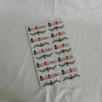 5er Set Weihnachts-Papiertüten Kleine Häuser