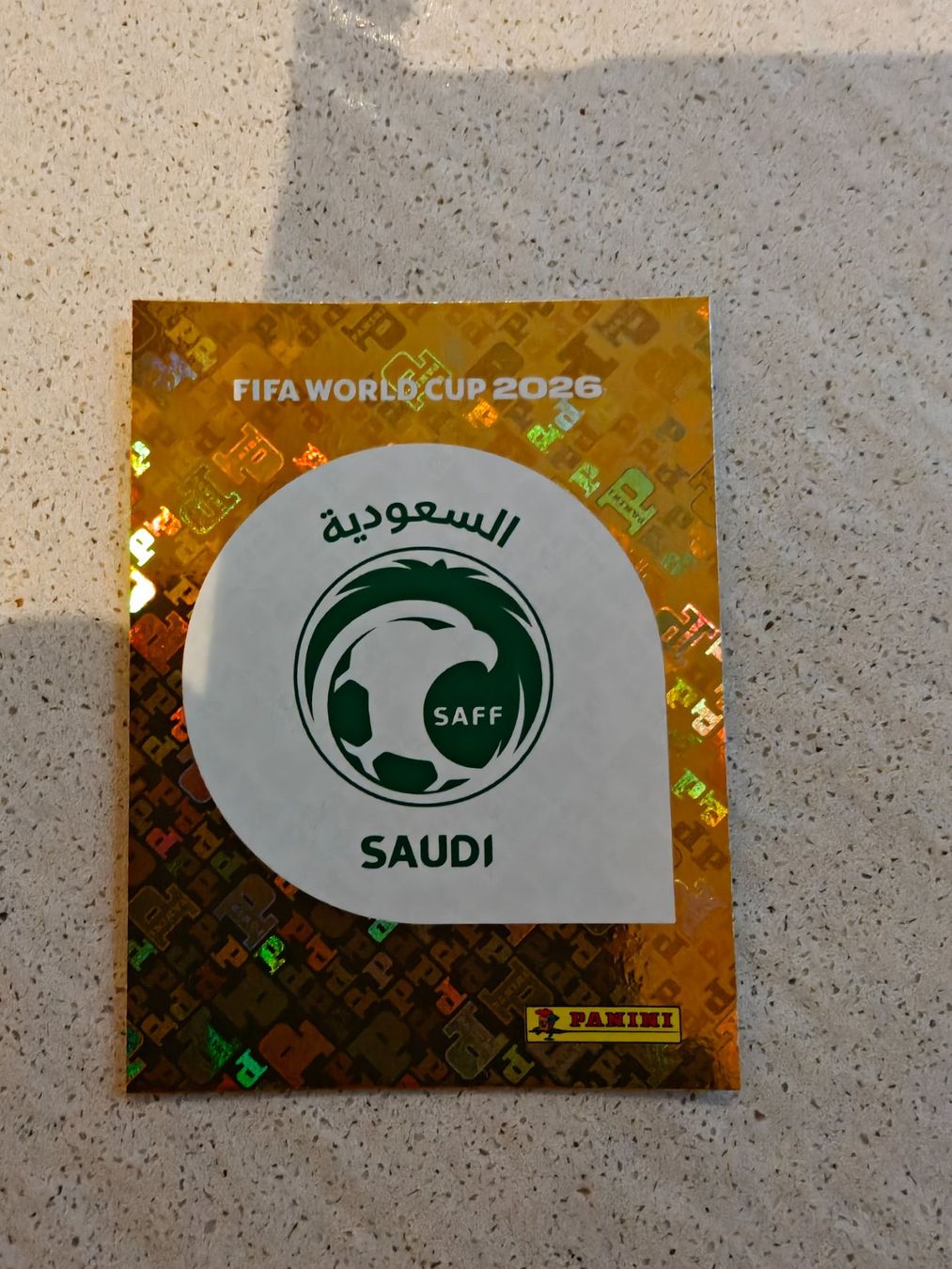 Panini Carte collezionabili: Panini Sticker WM 2026: Logo KSA 1 – Nuovo (secondo la descrizione) da Zofingen venduto da Mak2