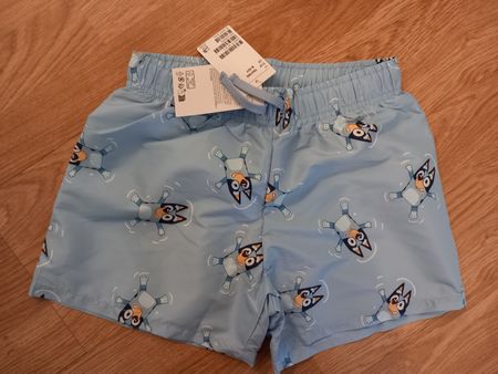 Badehose Gr. 134/140 mit Bluey-Motiv - Neu mit Etikett!