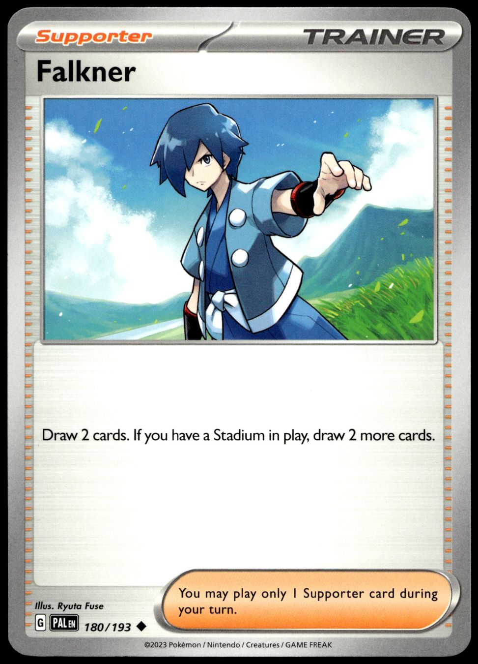 Pokémon Carte collezionabili: Pokémon Falkner 180/193   SV02 Paldea Evolved – Usato da Le Mouret venduto da PokemonCards_CH