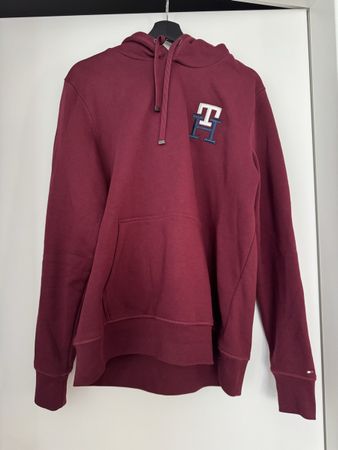 Sweat à capuche Tommy Hilfiger bordeaux, taille XL, neuf!