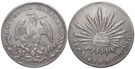 Mexiko, 4 Reales 1848, Guanajuato