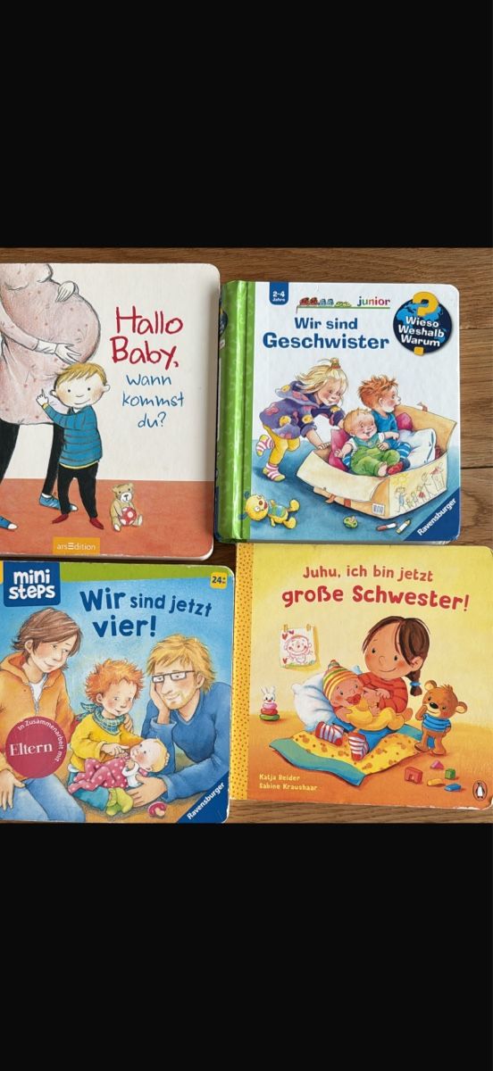 Libri: 4 Kinderbücher - Geschwister vorbereiten  – Usato da Meilen venduto da elm_t8b8