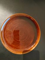 braune Fondue Teller - 10 Stk