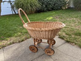 Kinderwagen Weidenkorb
