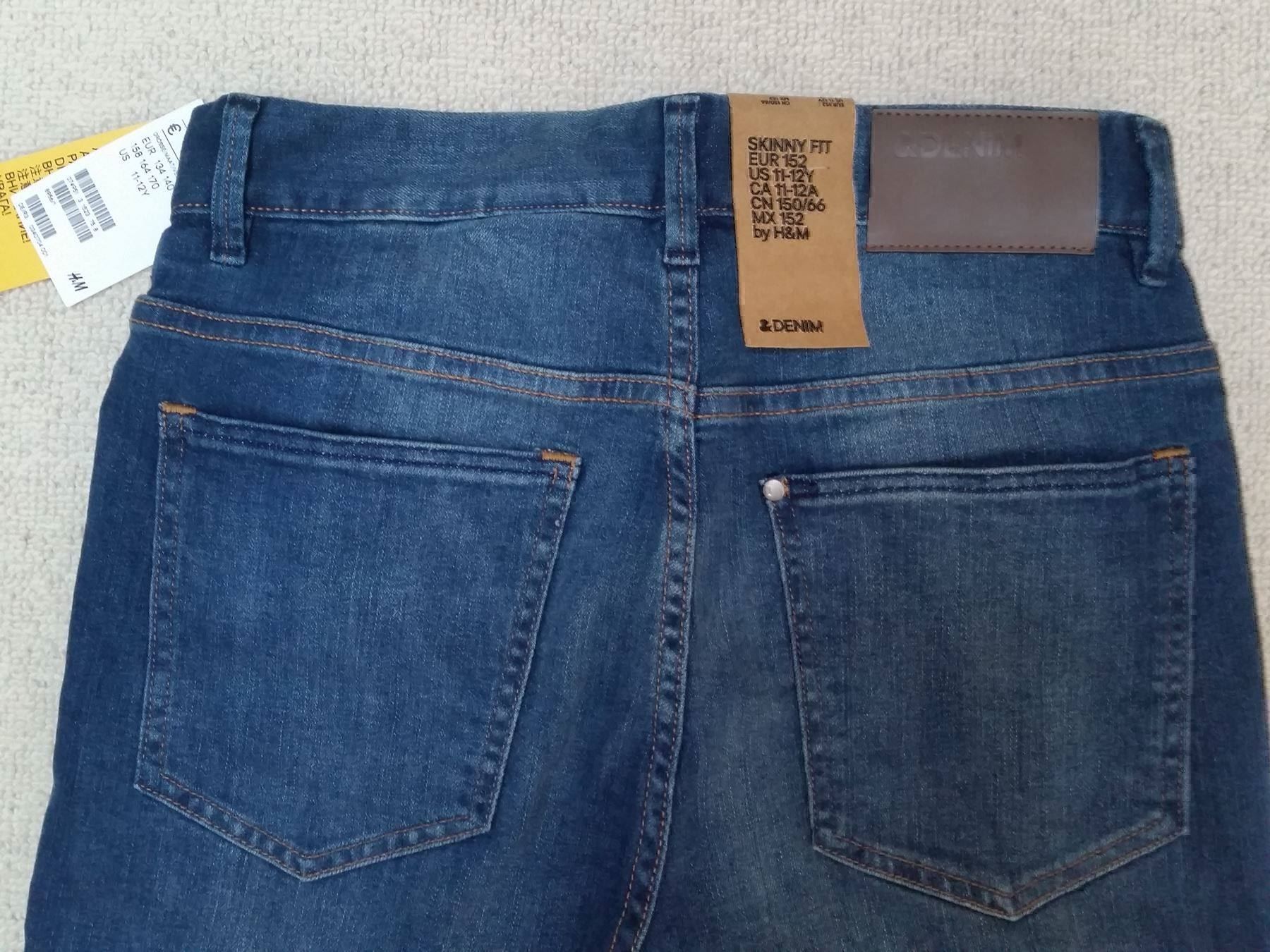 H&M Pantaloni: FABRIKNEU: H&M Denim Jeans, Gr. 152 – Nuovo e nell'imballaggio originale da Winterthur venduto da Mick77 2