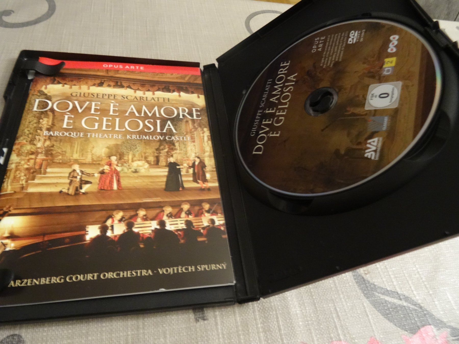 Tutti i DVDs: Giuseppe Scarlatti - Dove e Amore e Gelosia DVD OPER – Usato da Olten venduto da Disc-Ausverkauf 1