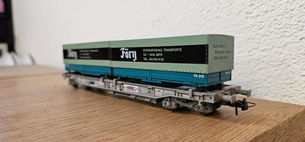 Roco Taschenwagen HUPAC „Föry“ H0 / AC (Gebraucht) in Schlieren für CHF ...