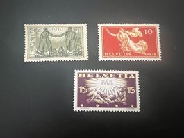 CH 1919 SB Nr. 143 * 144 +145 **  (4980)