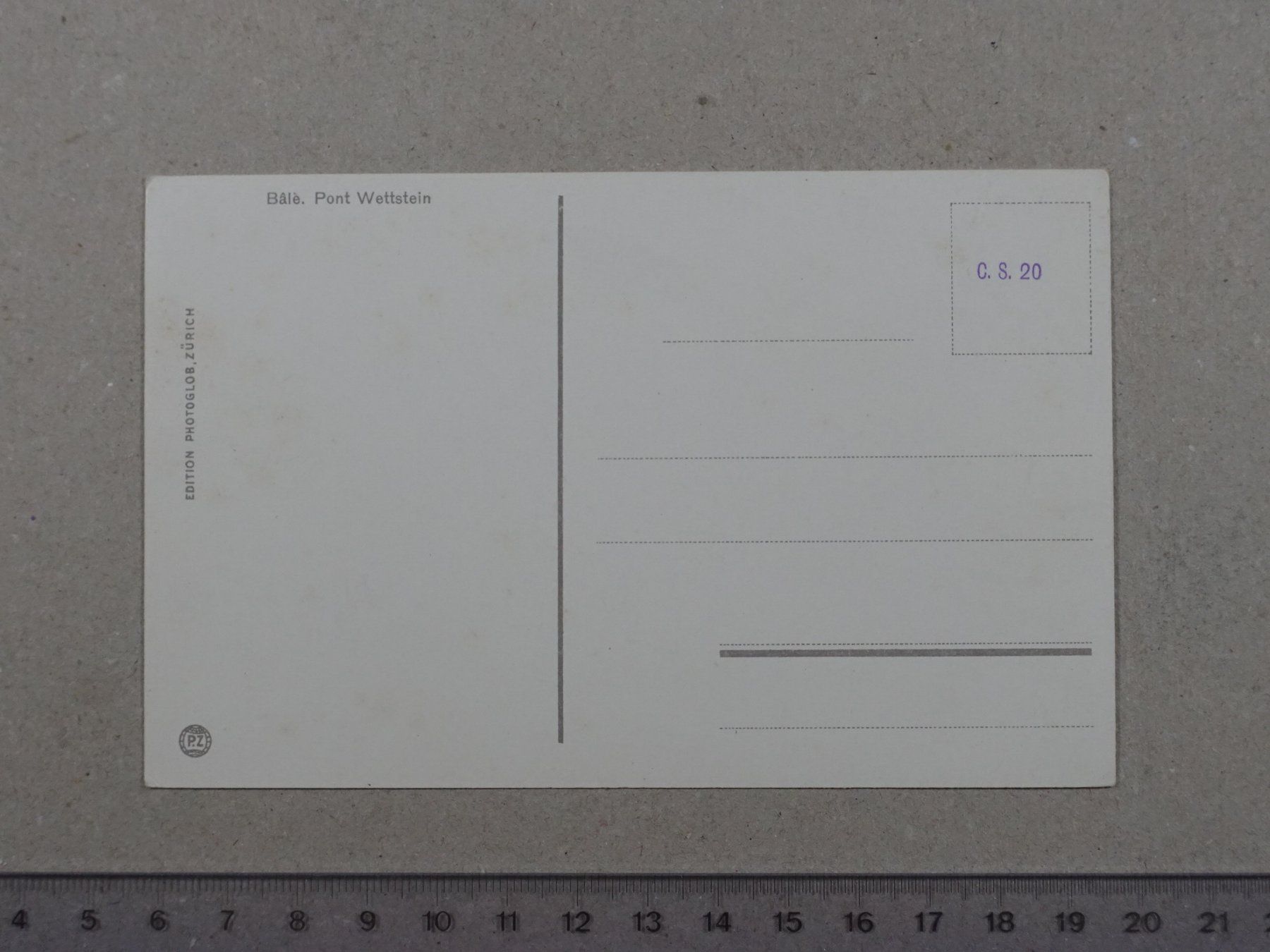 Cartoline postali: Basel, Wettsteinbrücke, Schiff – Usato da Lenzburg venduto da fh1 1