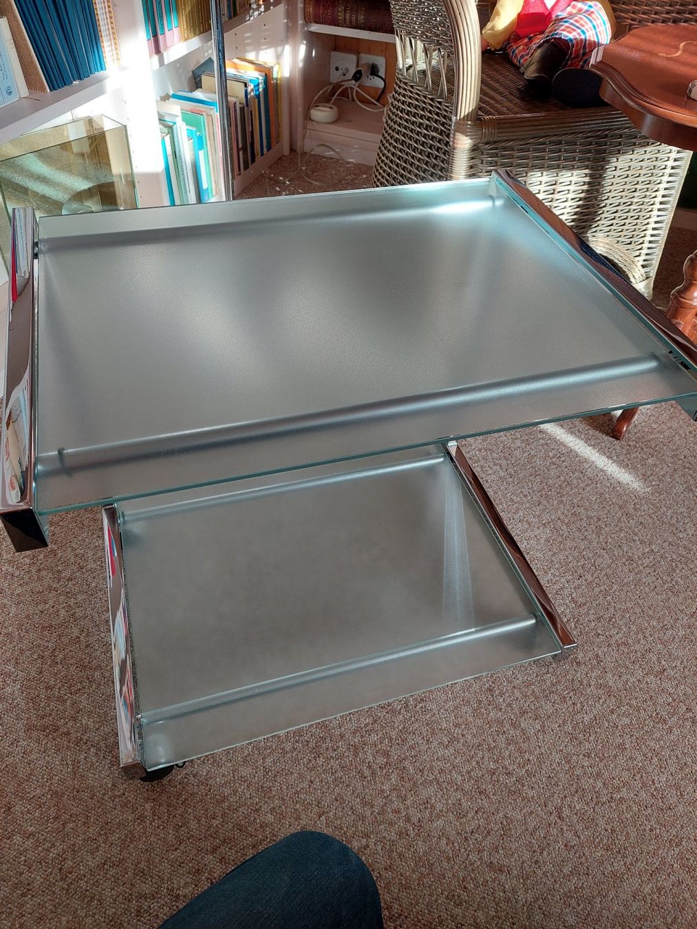 Tavoli: Beistelltisch Glas Büro – Nuovo (secondo la descrizione) da Arisdorf venduto da Schnautz02 4