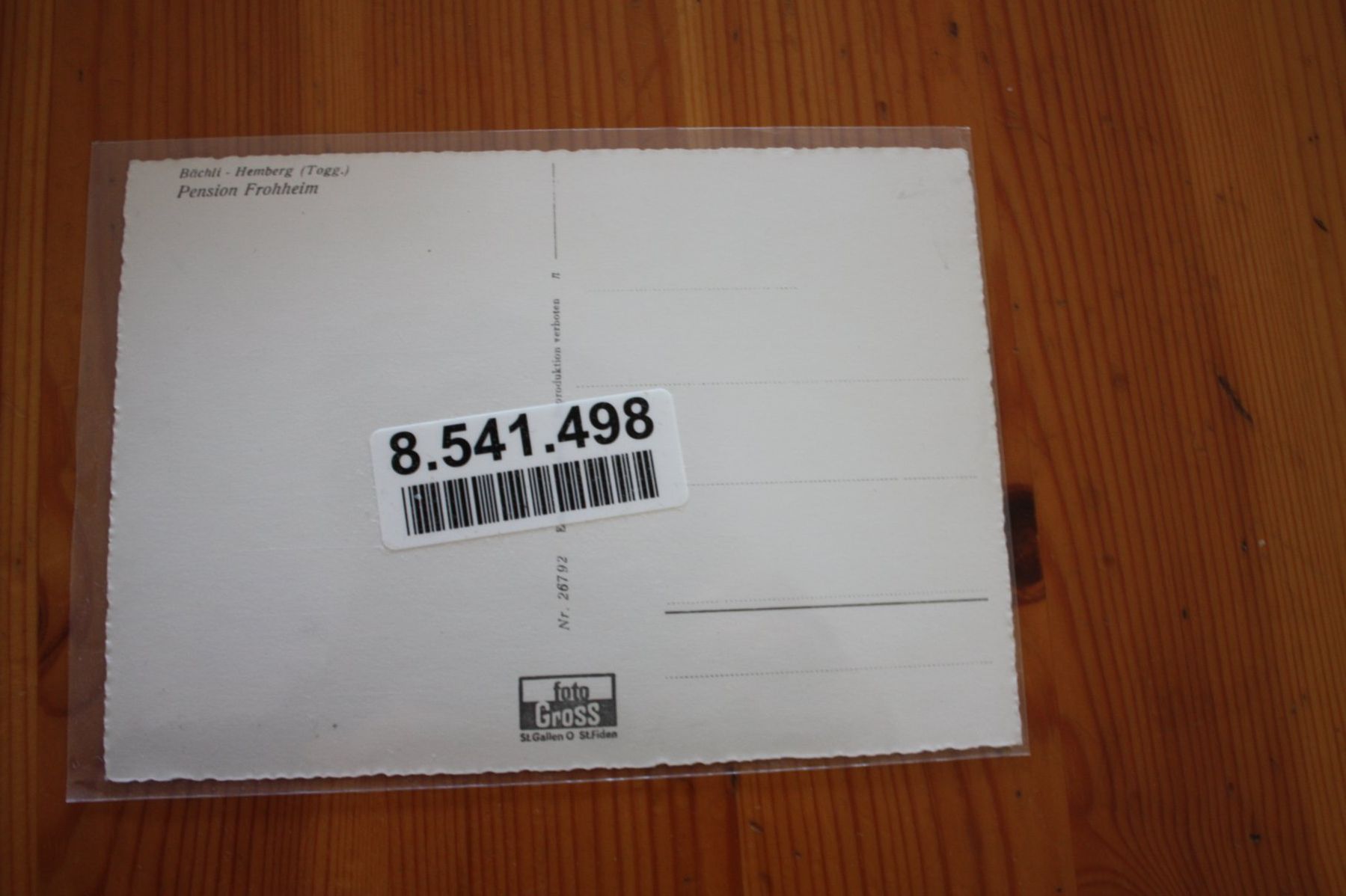 Cartoline postali: Pension Buchs – Usato da Altstätten SG venduto da sulim 1