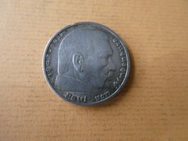 Dt. Reich 1936 A, 5 Reichsmark - Silber