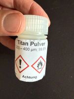 Titanpulver 0,2 - 0.4 mm, 20 g