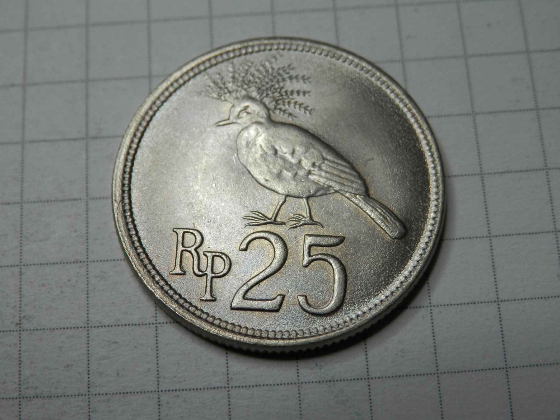 Tutti le monete: Indonesien 25 Rupiah, 1971 – Usato da Weiach venduto da weiach81