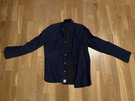 Hugo Boss Hemd, Grösse M, Dunkelblau Gestreift-Top Zustand!
