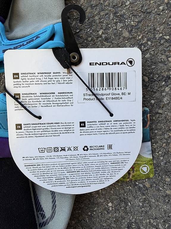 Endura Guanti & manicotti: Neue Endura windproof Handschuhe – Nuovo (secondo la descrizione) da Rüttenen venduto da waimea03 3