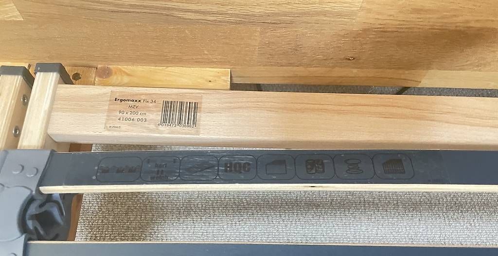 Reti a doghe: Ergomaxx Fix 34 - 2 x Lattenrost 90x200cm – Usato da Uetendorf venduto da Anomis2015 2