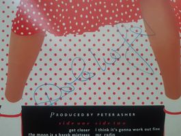 Polo Hofer signature on Linda Ronstadt's Get Closer album