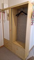 Garderobe Holz mit Spiegel und Schubladen