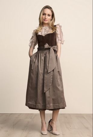 Krüger Dirndl «Xana», 80 cm – inkl Bluse + Tasche
