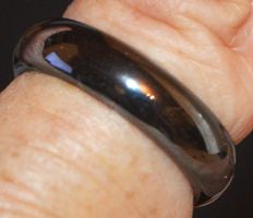 Stein Ring L-4597 – Hämatit - 19mm Innendurchmesser