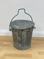 Vintage Ochsner Eimer mit Deckel, Verzinkt, Top Zustand!