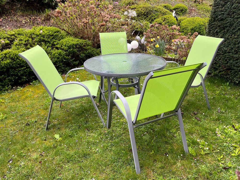 Gartentisch mit 4 Stühlen Kaufen auf Ricardo