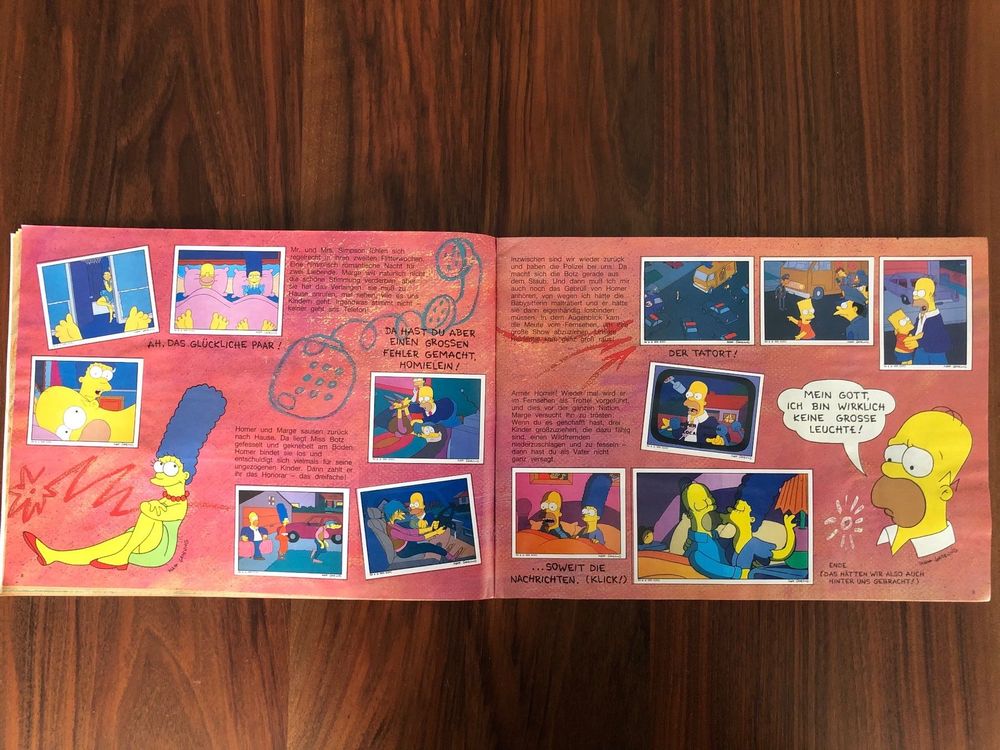 Simpsons Panini Album (komplett) (Gebraucht) in Wettingen für CHF 12 ...
