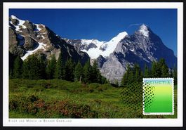 MK Farben der CH - Alpenwiesengrün, Eiger und Mönch