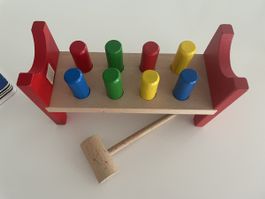 Hammerbank aus Holz von Eichhorn Motorikspielzeug für Kinder