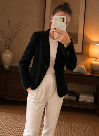 Wolle Blazer Massimo Dutti
