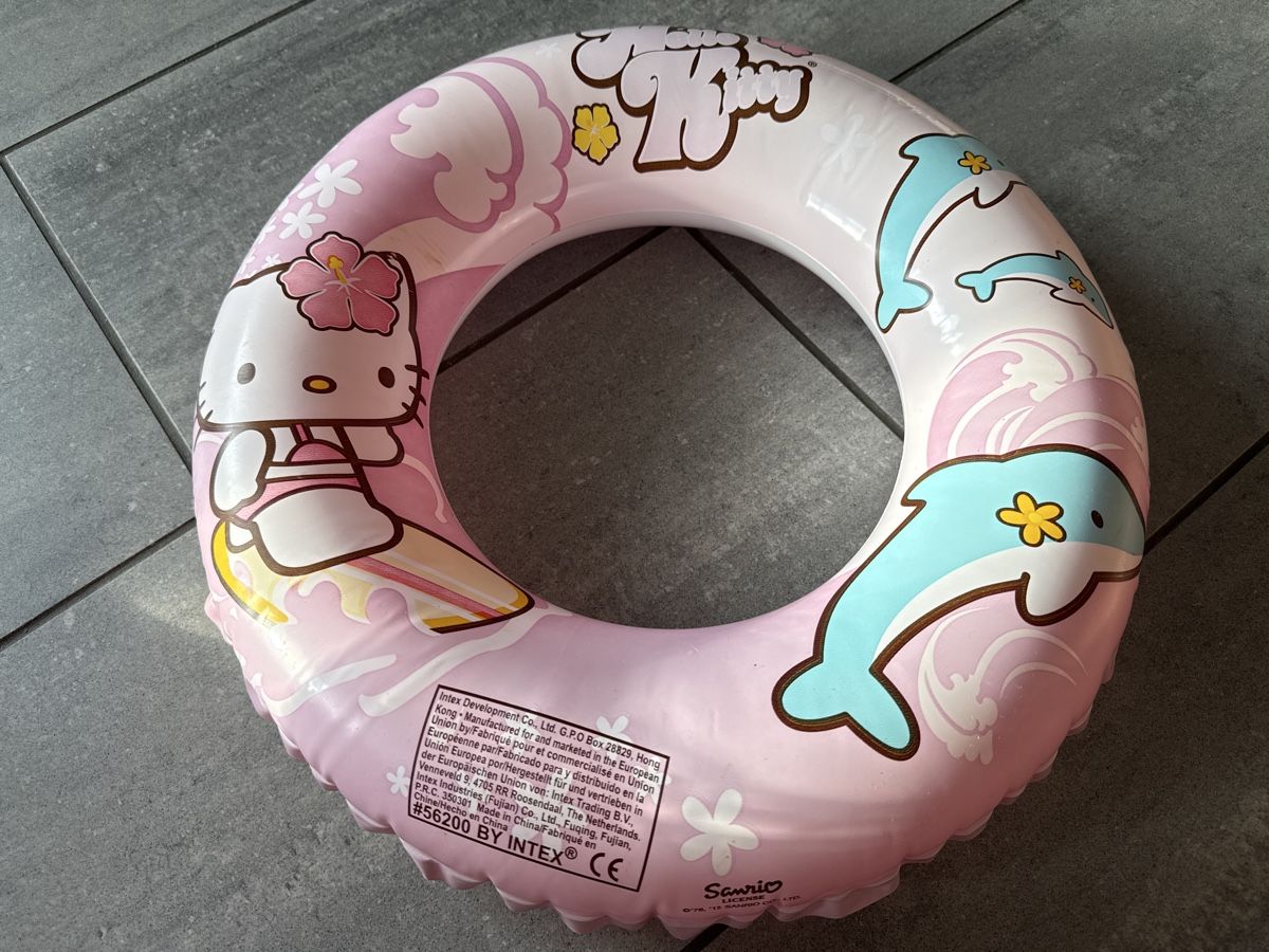 Salvagente: Schwimmring Reif Hello Kitty und Delfine – Usato da Niederbüren venduto da funkel06