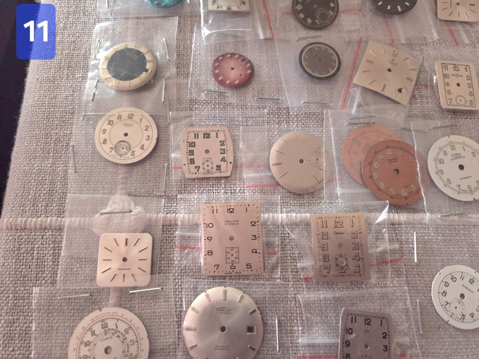 Orologi: lot de divers cadrans 39 pcs – Usato da la Chaux-de-Fonds venduto da Firenze6 2
