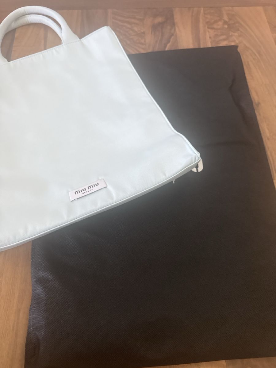 Miu Miu Taschen für Damen: Miu Miu Tasche hellblau Stoff mit Beutel Neu – Neu und originalverpackt aus Gettnau von oli_9vqg 2