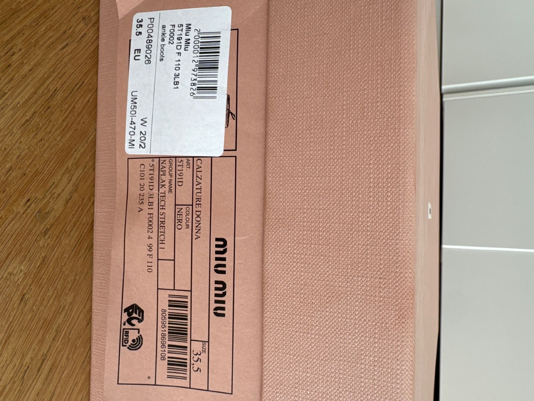 Miu Miu Scarpe da donna: Miu Miu Platform Ankle-Boots, Gr.35,5 Naplack Tech Stretch – Usato da Zürich venduto da IrinaIris 5