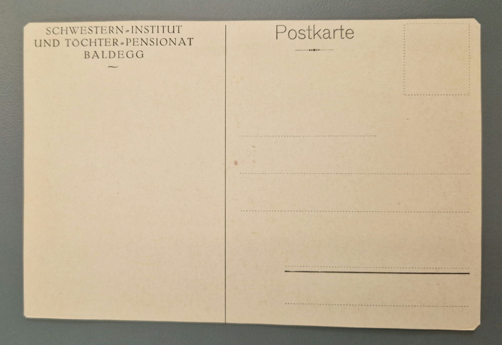 Cartoline postali: Schwestern-Institut u. Töchter- Pensionat Baldegg – Usato da Ebikon venduto da Donar50 1
