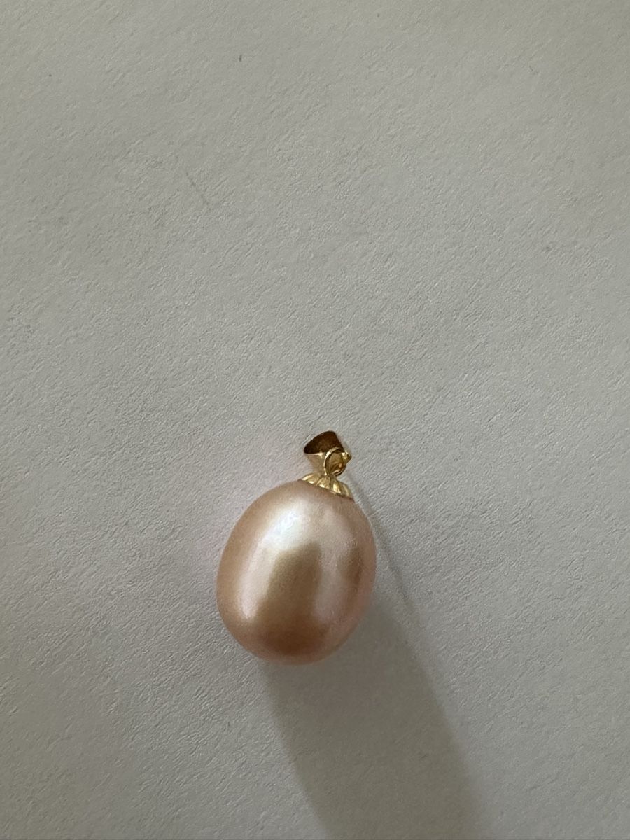Ciondoli: Pendentif perle rose or 18k. Bonne état – Usato da Montreux venduto da luc_w7cx 4