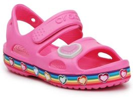 Crocs FUN RAINBOW - Pink Sandalen Gr.29/30