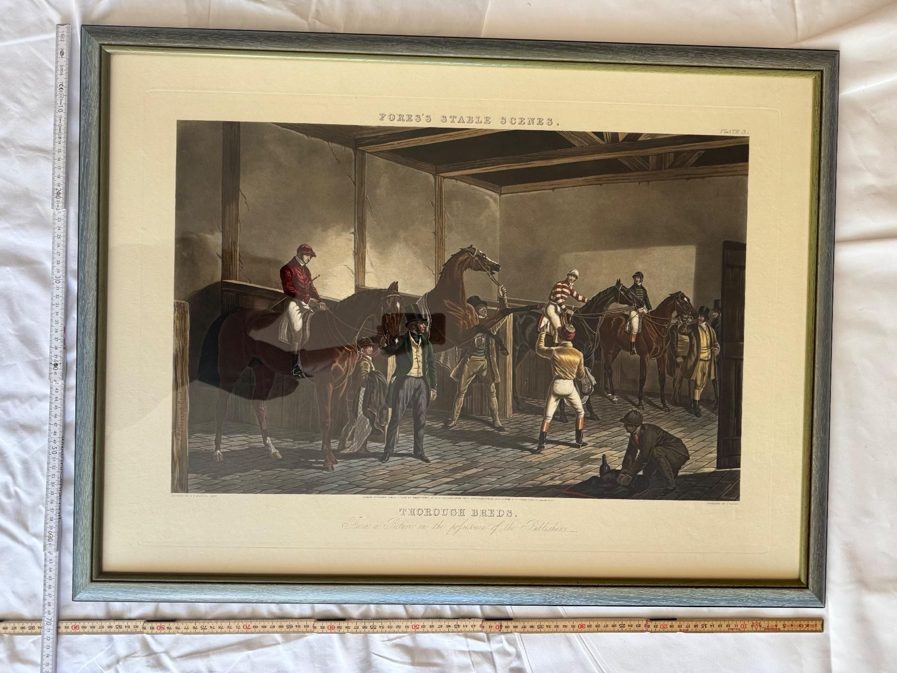 Foto & Immagini: "Fores's Stable Scenes - Thorough Breds" Kunstdruck – Usato da Lachen SZ venduto da rs_73