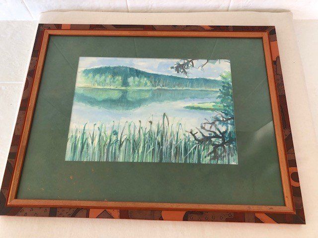 Dipinti: Landschaft, rund um See - Aquarell A2 – Usato da Bösingen venduto da Lorak2612 1