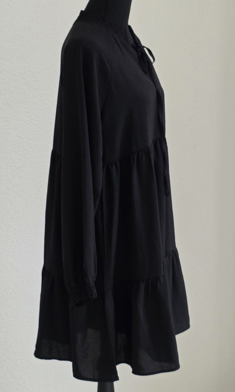 Kleider: Schwarzes Kleid Gr. L – Neu (gemäss Beschreibung) aus Rheinsulz von Gilea 2