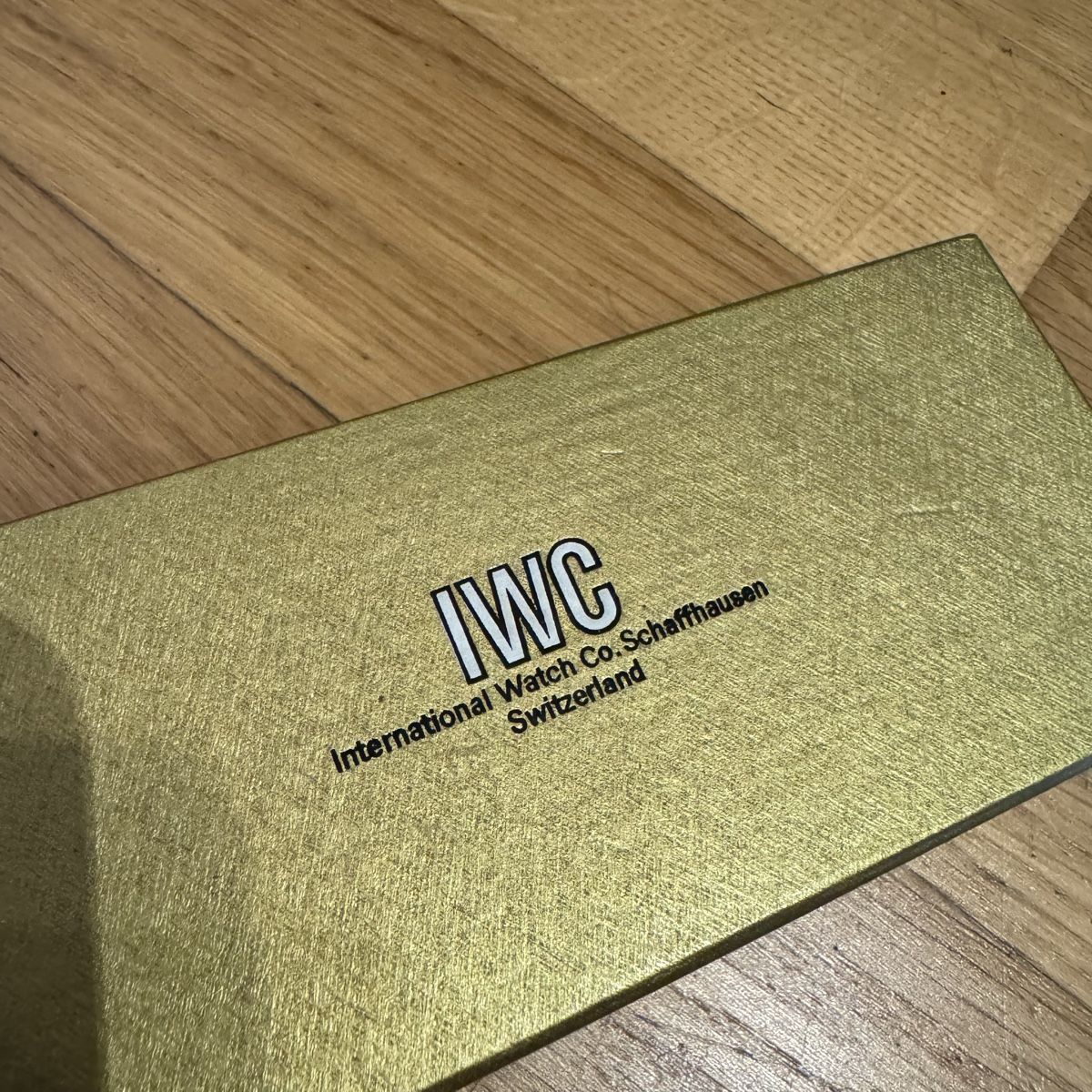 Uhrenboxen: IWC Uhrenbox RAR – Gebraucht aus Zürich von Chamanit2024 1