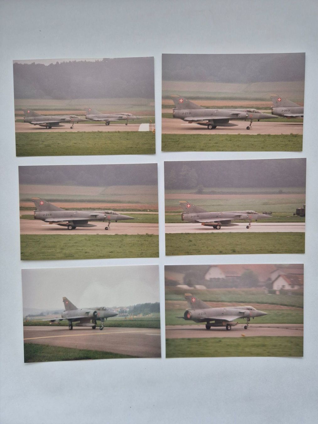 Poster & Bilder: 6x Mirage III Flugzeug Fotos, Schweizer Luftwaffe – Gebraucht aus Langendorf von zvonu161
