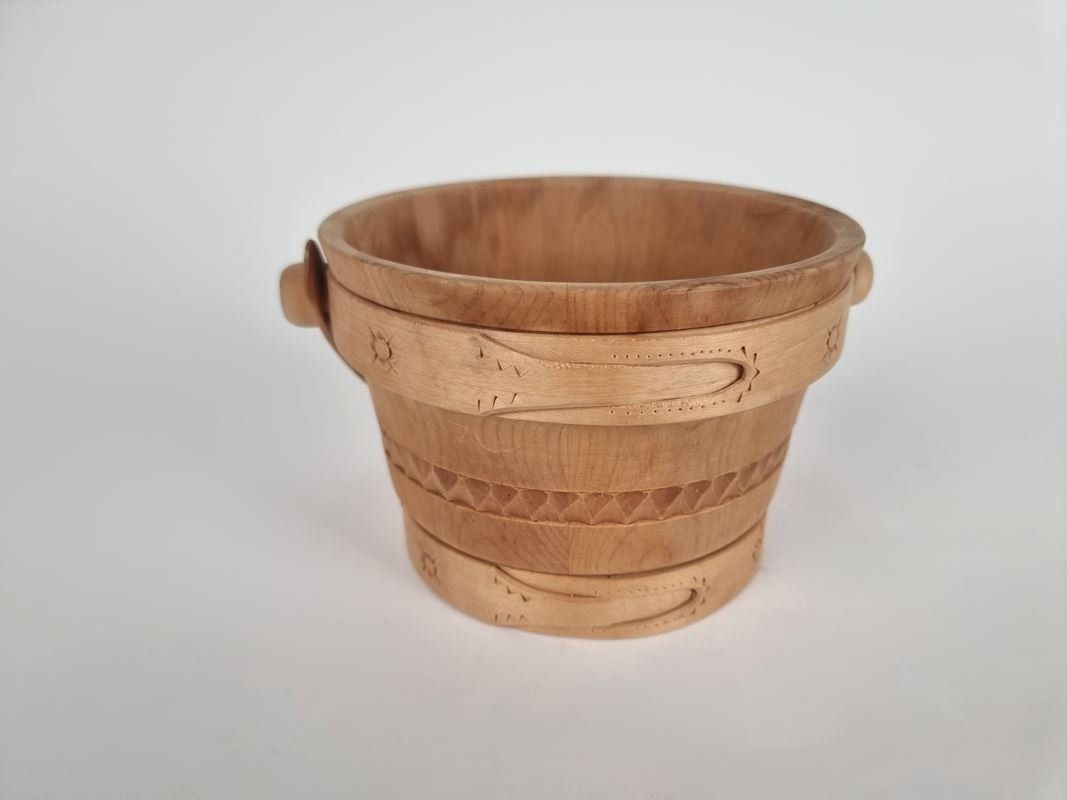Sonstiges für Haushalt & Wohnen: Holzkessel mit Kellen – Gebraucht aus Urtenen-Schönbühl von Restwert_Schoenbuehl 1